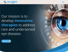 Tablet Screenshot of ocugen.com
